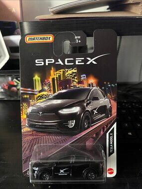 Matchbox SpaceX Tesla Model X Toy Car - Black